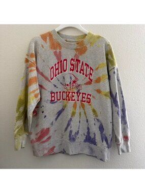 Tailgate Women’s Tie Dye Graphic Sweatshirt Size S